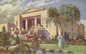Pawilon Rządu Brytyjskiego, Wystawa Imperium Brytyjskiego, Wembley, 1924